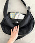 【】THE NORTH FACE(ザ・ノースフェイス)/軽量 ロゴプリント ホーボーバッグ ショルダーバッグ/URBAN HOBO BAG M | IM1262002 | ブラック