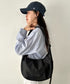 【】THE NORTH FACE(ザ・ノースフェイス)/軽量 ロゴプリント ホーボーバッグ ショルダーバッグ/URBAN HOBO BAG M | IM1262002 | ブラック