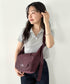 【】THE NORTH FACE(ザ・ノースフェイス)/軽量 ロゴプリント ホーボーバッグ ショルダーバッグ/URBAN HOBO BAG M | IM1262002 | ワインレッド