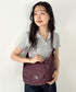 【】THE NORTH FACE(ザ・ノースフェイス)/軽量 ロゴプリント ホーボーバッグ ショルダーバッグ/URBAN HOBO BAG M | IM1262002 | ワインレッド