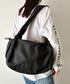 THE NORTH FACE(ザ・ノースフェイス)/軽量 大容量 ロゴプリント ホーボーバッグ ショルダーバッグ/URBAN HOBO BAG L | IM1262003 | ブラック