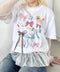 ファンシーリボンプリント半袖Tシャツ | SL2262008 | ホワイト