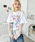 ファンシーリボンプリント半袖Tシャツ | SL2262008 | ホワイト