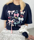 ファンシーリボンプリント半袖Tシャツ | SL2262008 | ネイビー