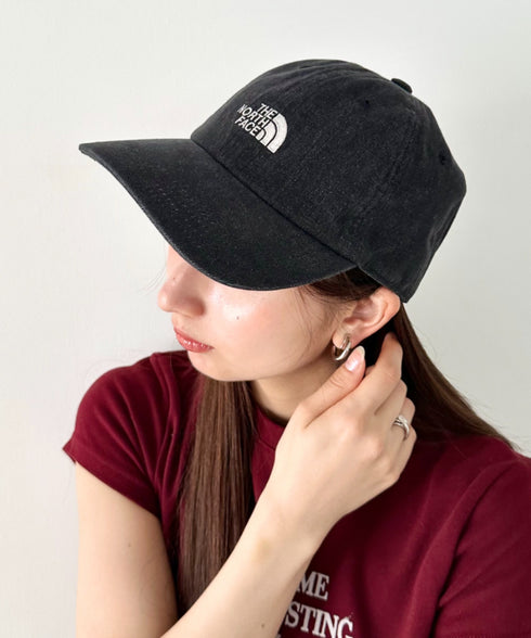 【】THE NORTH FACE(ザ・ノースフェイス)/コットン ワンポイント ロゴ刺繍 キャップ 帽子/TNF LOGO SOFT CAP | IM5262009 | ブラック系その他