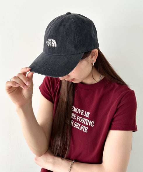 【】THE NORTH FACE(ザ・ノースフェイス)/コットン ワンポイント ロゴ刺繍 キャップ 帽子/TNF LOGO SOFT CAP | IM5262009 | ブラック系その他