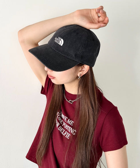 【】THE NORTH FACE(ザ・ノースフェイス)/コットン ワンポイント ロゴ刺繍 キャップ 帽子/TNF LOGO SOFT CAP | IM5262009 | ブラック系その他