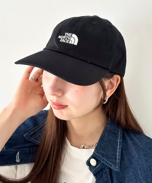 【】THE NORTH FACE(ザ・ノースフェイス)/コットン ワンポイント ロゴ刺繍 キャップ 帽子/TNF LOGO SOFT CAP | IM5262009 | ブラック