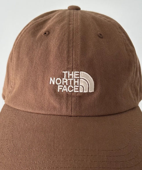 【】THE NORTH FACE(ザ・ノースフェイス)/コットン ワンポイント ロゴ刺繍 キャップ 帽子/TNF LOGO SOFT CAP | IM5262009 | ブラウン