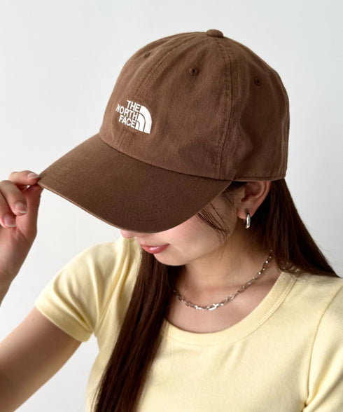 【】THE NORTH FACE(ザ・ノースフェイス)/コットン ワンポイント ロゴ刺繍 キャップ 帽子/TNF LOGO SOFT CAP | IM5262009 | ブラウン