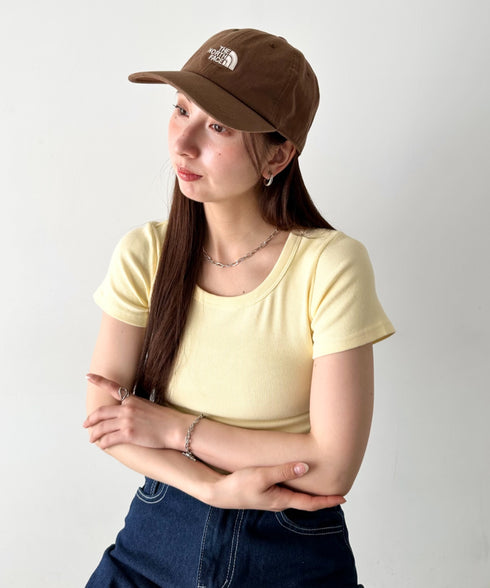 【】THE NORTH FACE(ザ・ノースフェイス)/コットン ワンポイント ロゴ刺繍 キャップ 帽子/TNF LOGO SOFT CAP | IM5262009 | ブラウン
