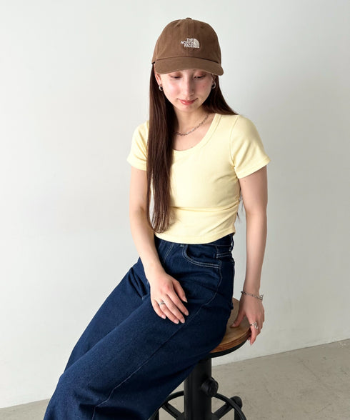 【】THE NORTH FACE(ザ・ノースフェイス)/コットン ワンポイント ロゴ刺繍 キャップ 帽子/TNF LOGO SOFT CAP | IM5262009 | ブラウン