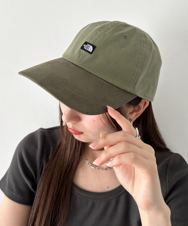【】THE NORTH FACE(ザ・ノースフェイス)/コットン ワンポイント キャップ 配色 帽子/TNF MINI LOGO BALL CAP | IM5262010 | カーキ