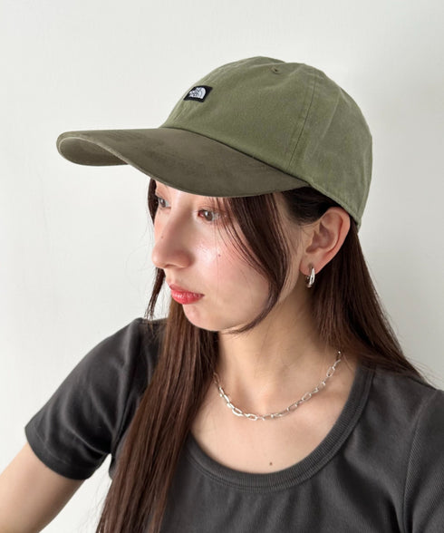 【】THE NORTH FACE(ザ・ノースフェイス)/コットン ワンポイント キャップ 配色 帽子/TNF MINI LOGO BALL CAP | IM5262010 | カーキ