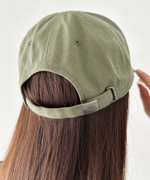 【】THE NORTH FACE(ザ・ノースフェイス)/コットン ワンポイント キャップ 配色 帽子/TNF MINI LOGO BALL CAP | IM5262010 | カーキ