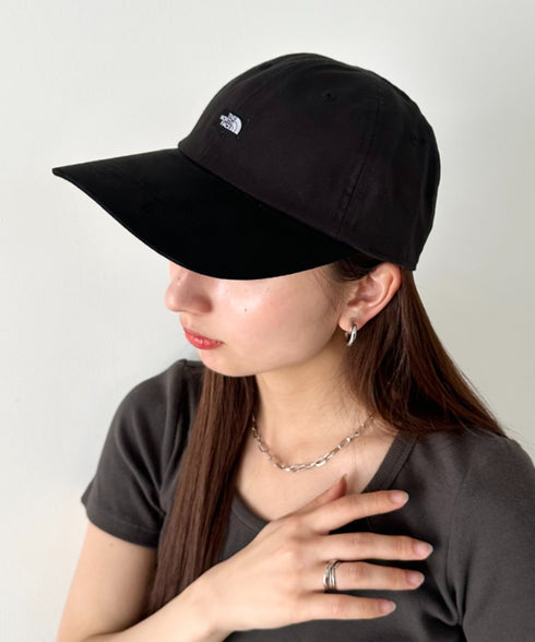 【】THE NORTH FACE(ザ・ノースフェイス)/コットン ワンポイント キャップ 配色 帽子/TNF MINI LOGO BALL CAP | IM5262010 | ブラック
