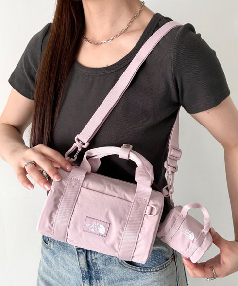 【】THE NORTH FACE(ザ・ノースフェイス)/軽量 ショルダー ロゴプリント ブリーズ ロール クロス バッグ/BREEZE ROLL CROSS BAG | IM1262012 | ピンク