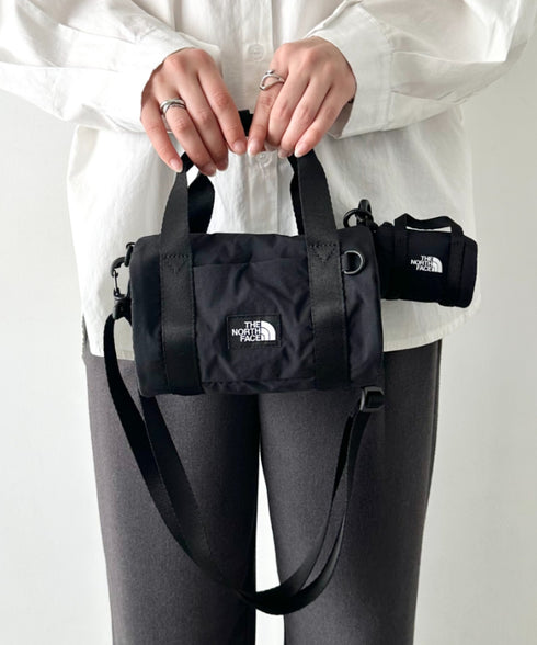【】THE NORTH FACE(ザ・ノースフェイス)/軽量 ショルダー ロゴプリント ブリーズ ロール クロス バッグ/BREEZE ROLL CROSS BAG | IM1262012 | ブラック
