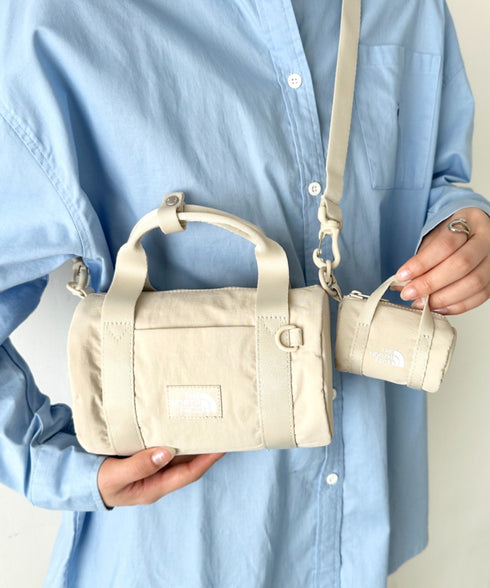 【】THE NORTH FACE(ザ・ノースフェイス)/軽量 ショルダー ロゴプリント ブリーズ ロール クロス バッグ/BREEZE ROLL CROSS BAG | IM1262012 | ホワイト