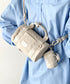 【】THE NORTH FACE(ザ・ノースフェイス)/軽量 ショルダー ロゴプリント ブリーズ ロール クロス バッグ/BREEZE ROLL CROSS BAG | IM1262012 | ホワイト