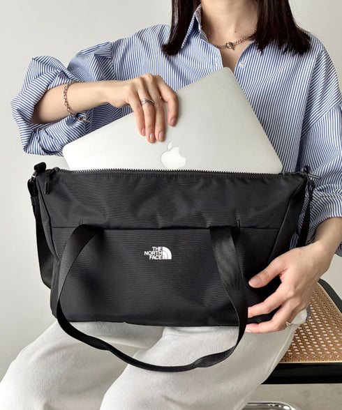 【】THE NORTH FACE(ザ・ノースフェイス)/軽量 2WAY エスピーダッフルバックスモール ロゴプリント /SP DUFFLE BAG S | IM1262014 | ブラック