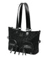 MUCENT(ムセント)/A4サイズ収納可 大容量 レオパード メタルロゴ ショルダーバッグ/ROZAN LEOPARD METAL LOGO SHOULDER BAG | AT1262015 | ブラック