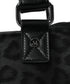 MUCENT(ムセント)/A4サイズ収納可 大容量 レオパード メタルロゴ ショルダーバッグ/ROZAN LEOPARD METAL LOGO SHOULDER BAG | AT1262015 | ブラック