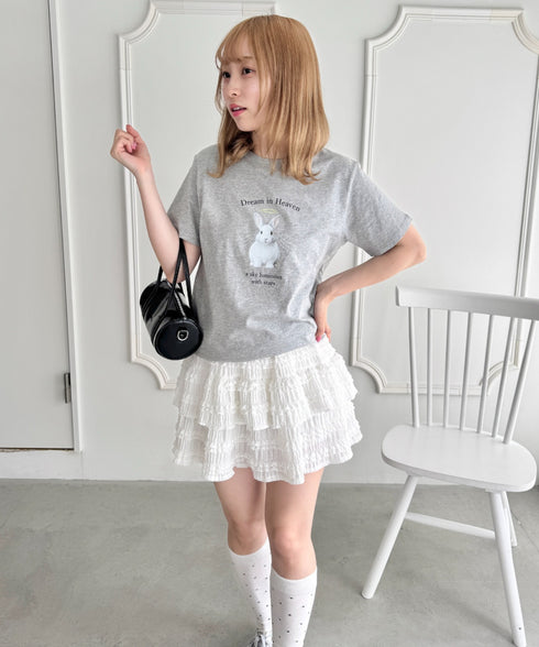 ホイップレースフリルミニスカパン | LO2265060 | ホワイト