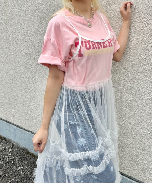 フリルチュールキャミワンピース | SL2265077 | ホワイト