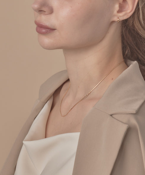 シンプルスネークチェーンネックレス1mm / simple snake necklace | SW4265083 | ゴールド