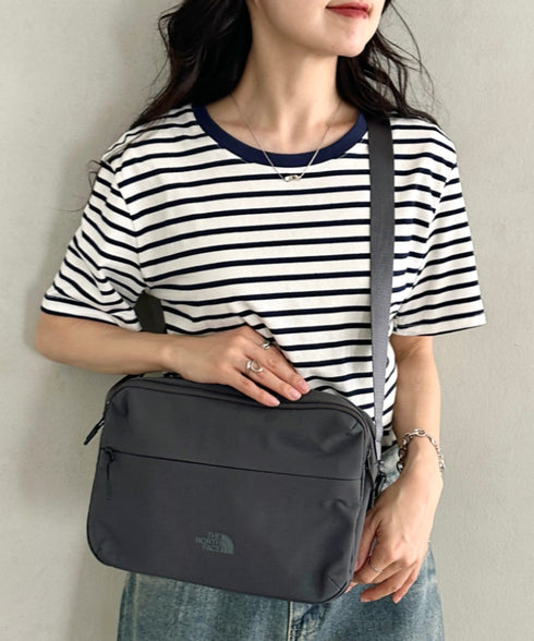 【】THE NORTH FACE(ザ・ノースフェイス)/軽量 ワンポイントロゴ ショルダー クロスバッグ/LINDEN CROSS BAG M | IM1262020 | チャコールグレー
