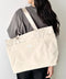 【】THE NORTH FACE(ザ・ノースフェイス)/PC A4収納可 大容量 トートバッグ ロゴプリント / LINDEN TOTE BAG | IM1262021 | クリーム