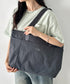 【】THE NORTH FACE(ザ・ノースフェイス)/PC A4収納可 大容量 トートバッグ ロゴプリント / LINDEN TOTE BAG | IM1262021 | チャコールグレー