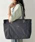 【】THE NORTH FACE(ザ・ノースフェイス)/PC A4収納可 大容量 トートバッグ ロゴプリント / LINDEN TOTE BAG | IM1262021 | チャコールグレー