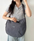 【】THE NORTH FACE(ザ・ノースフェイス)/2WAY ロゴプリント ショルダーバッグ ホーボーバッグ/LINDEN HOBO CROSSBODY | IM1262023 | チャコールグレー
