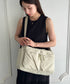 【マザーズバッグ】7ポケットナイロン軽量ショルダーバッグ | MD1265057 | アイボリー