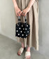 ニット柄ハンドバッグ ミニバッグ コードハンドルマルチミニバッグ | MD1265059 | その他5