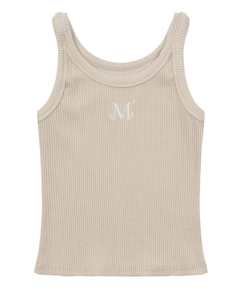 MUCENT(ムセント)/バック ディティール スリーブレス アメスリ タンクトップ/BACK DETAIL SIGNATURE SLEEVELESS | AT2262042 | ベージュ
