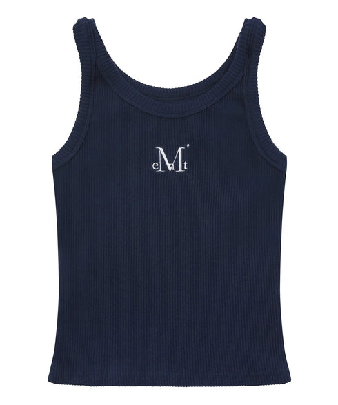 MUCENT(ムセント)/バック ディティール スリーブレス アメスリ タンクトップ/BACK DETAIL SIGNATURE SLEEVELESS | AT2262042 | ネイビー