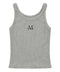 MUCENT(ムセント)/バック ディティール スリーブレス アメスリ タンクトップ/BACK DETAIL SIGNATURE SLEEVELESS | AT2262042 | グレー