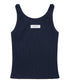MUCENT(ムセント)/バック ディティール スリーブレス アメスリ タンクトップ/BACK DETAIL SIGNATURE SLEEVELESS | AT2262042 | ネイビー