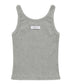 MUCENT(ムセント)/バック ディティール スリーブレス アメスリ タンクトップ/BACK DETAIL SIGNATURE SLEEVELESS | AT2262042 | グレー