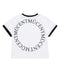 MUCENT(ムセント)/バックロゴ 配色 リングカラー クロップド 半袖 Tシャツ/RINGER HALF T | AT2262043 | ホワイト