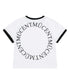 MUCENT(ムセント)/バックロゴ 配色 リングカラー クロップド 半袖 Tシャツ/RINGER HALF T | AT2262043 | ホワイト