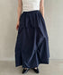 タックデザインロングスカート ボリュームロングスカート■動画あり | MD2265063 | ネイビー