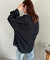 【ナチュラル × 軽やか】シャツ、タンクトップ2点セット晩夏向け冷房・日焼け防止におすすめ | MD2265081 | ブラック
