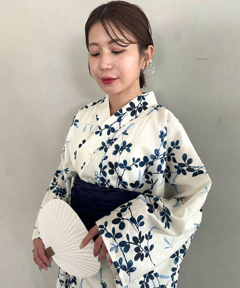 浴衣2点セット(浴衣/帯)選べる6柄♪1枚仕立てで着付け楽々 1人で着られる(浴衣/帯)■動画あり | MD2262041 | その他4