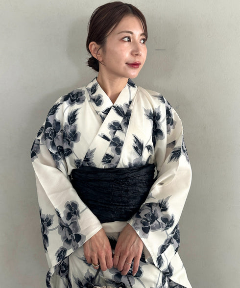 浴衣2点セット(浴衣/帯)選べる6柄♪1枚仕立てで着付け楽々 1人で着られる(浴衣/帯)■動画あり | MD2262041 | その他5