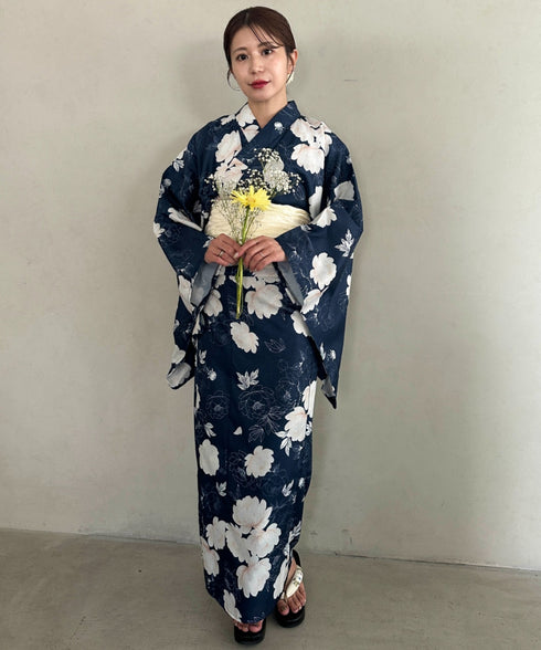 浴衣2点セット(浴衣/帯)選べる6柄♪1枚仕立てで着付け楽々 1人で着られる(浴衣/帯)■動画あり | MD2262041 | その他3