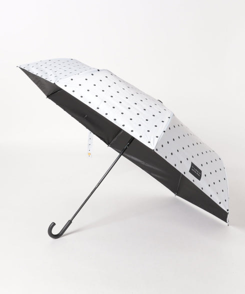 7色展開【晴雨兼用】ドット折り畳み傘 | MD6262045 | ホワイト